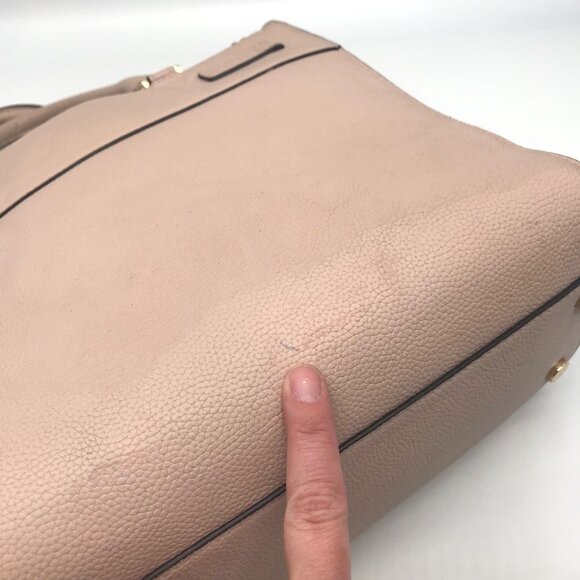 Michael Kors Reagan Soft Pink Leather Satchel - Picture 8 of 11